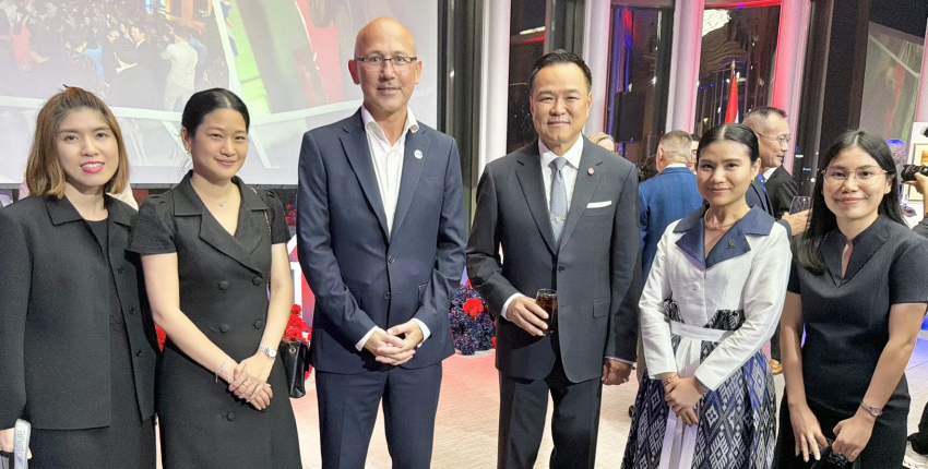 รองฯ สุนทรียา ร่วมงานเลี้ยงรับรองเนื่องในโอกาสครบรอบ ๑๗๐ ปี การสถาปนาความสัมพันธ์ทางการทูตไทย-สหราชอาณาจักร