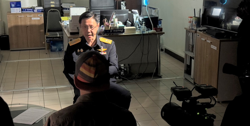 รองฯ นิติ ให้สัมภาษณ์รายการสารคดีพิเศษชุดสัตว์ ของสถานีโทรทัศน์ PPTV ช่อง ๓๖