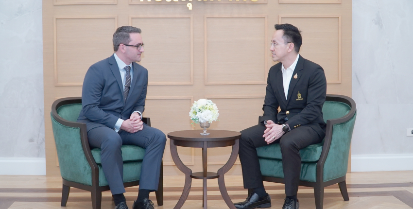 อธิบดีฯ ให้การต้อนรับคณะศุลกากรนิวซีแลนด์ ในโอกาสเข้าเยี่ยมคารวะและหารือข้อราชการกับอธิบดีฯ