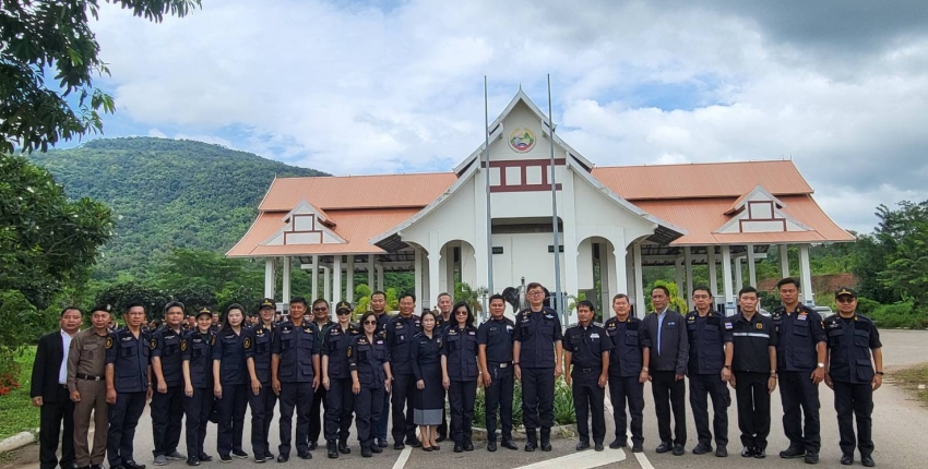 Director-General of the Customs Department inspected the construction site of border checkpoint and visited the operations of Thai-Laos Customs officers at Phu Doo International Point of Entry