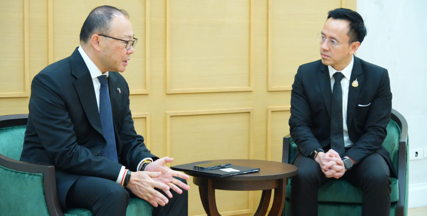 อธิบดีฯ ให้การต้อนรับ H.E. Mr. Pablo Kang, Australian Ambassador to Thailand เอกอัครราชทูตออสเตรเลียประจำประเทศไทย