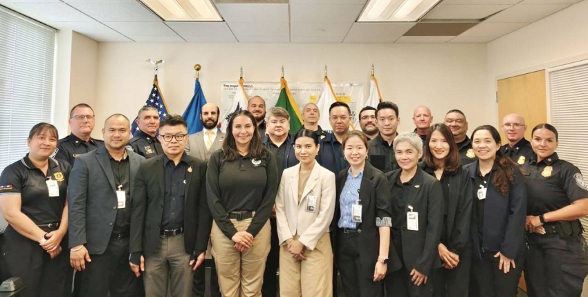 รองฯ สุนทรียา พร้อมคณะ เข้าร่วมการประชุมเชิงปฏิบัติการ Seaport Cargo Examination and Interdiction Workshop ณ เมืองชาร์ลสตัน ประเทศสหรัฐอเมริกา