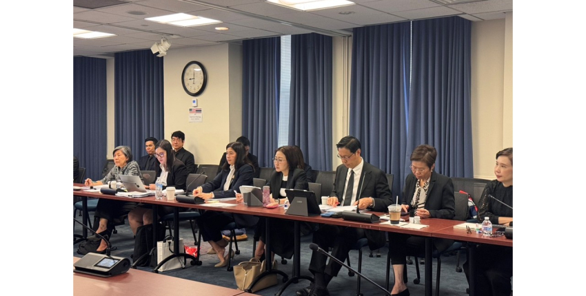 รองฯ นิติ เข้าร่วมการเจรจาร่าง Annex: Country-Specific Commitments และร่าง Annex - Duty Evasion Cooperation ภายใต้ความตกลงว่าด้วยการค้าต่างตอบแทนระหว่างสหรัฐอเมริกาและไทย