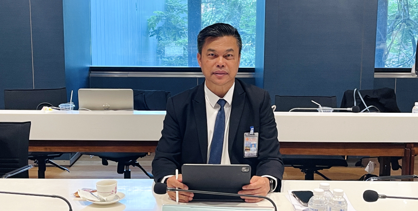 รองฯ ดิเรก เข้าร่วมสนับสนุนข้อมูลประกอบการแถลงนโยบายของคณะรัฐมนตรี