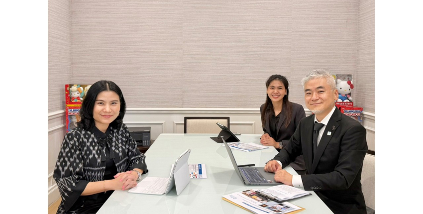 รองฯ สุนทรียาให้การต้อนรับ Mr.Jun Tajima ตำแหน่ง Head of Regional Office for Capacity Building (ROCB) ในโอกาสเข้าหารือแนวทางการเสริมสร้างความร่วมมือระหว่างหน่วยงาน