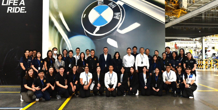 ทปษ. นันท์ฐิตาฯ และคณะ เข้าศึกษาดูงานเขตปลอดอากร BMW อำเภอปลวกแดง จังหวัดระยอง