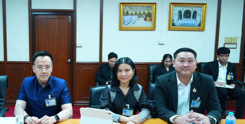 อธิบดีฯ เข้าร่วมการประชุมหารือเพื่อเตรียมการจัดงานเลี้ยงรับรองอาหารค่ำสำหรับรัฐมนตรีว่าการกระทรวงการคลังและผู้ว่าการธนาคารกลางของประเทศสมาชิก