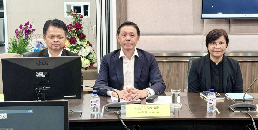 รองฯ นิติ และคณะ เข้าร่วมการประชุมหารือกับ กรมการขนส่งทางบก เรื่อง แนวทางการบูรณาการความร่วมมือในการกำกับดูแลรถขนส่งต่างประเทศ ที่เข้ามาทำการขนส่งในประเทศไทย
