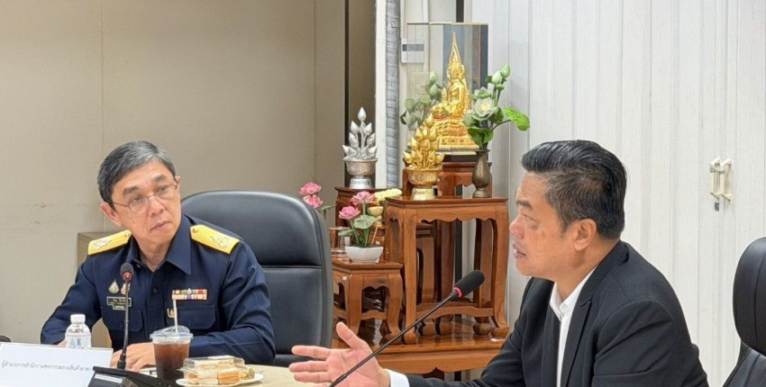 รองฯ ดิเรก ตรวจราชการ ณ สำนักงานศุลกากรตรวจสินค้าลาดกระบัง