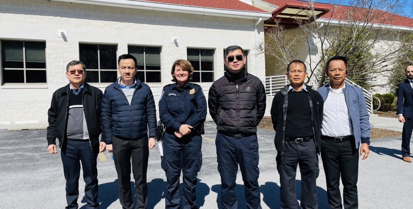 The executives of the Customs Department visited the Customs Border Protection - Canine Training Center, Front Royal, Virginia, United States of America