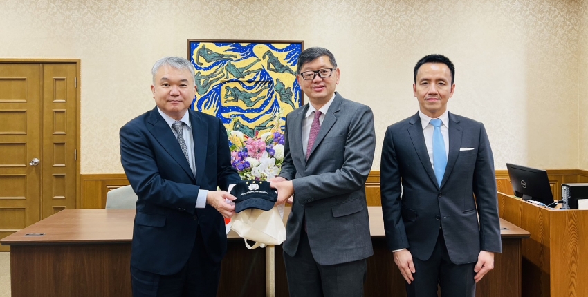 The top executives of Thai Customs Department paid a courtesy call on Director General, Customs and Tariff Bureau, Ministry of Finance at the Ministry of Finance Tokyo, Japan